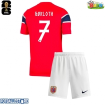 Norge Alexander Sorloth #7 Hjemmedraktsett Barn VM 2026 Kortermet (+ Korte bukser)